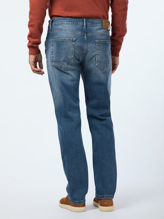 PIONEER River Straight Five Pocket - Stonewashed Baltic Blue - 1673 9736.346