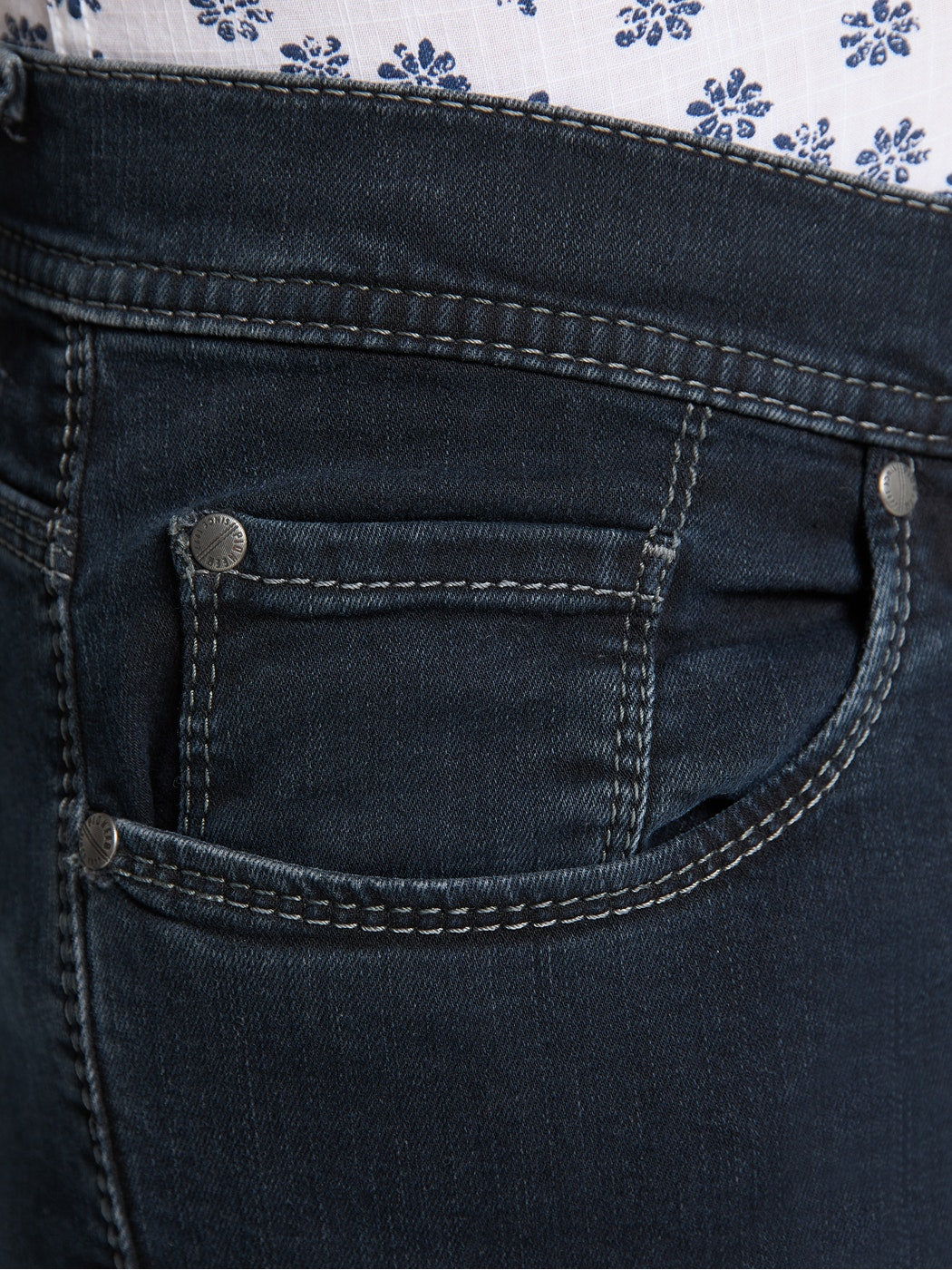 PIONEER THOMAS MEGAFLEX Jeanshose - Midnight Rinse Navy - 1601 9886.02 von Pioneer