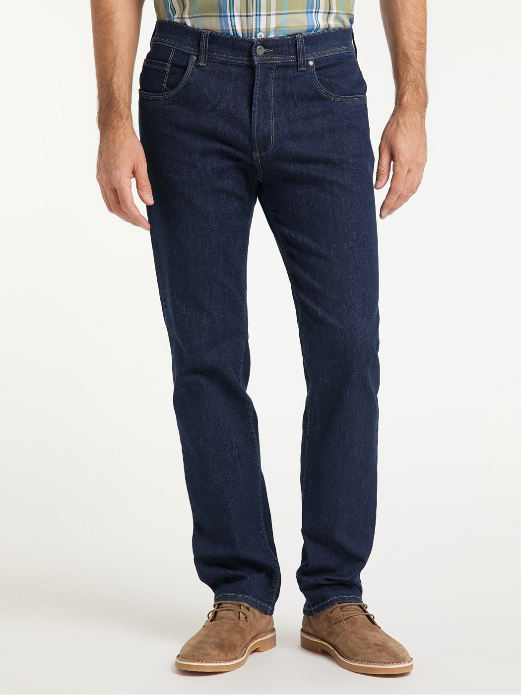 PIONEER THOMAS MEGAFLEX Jeanshose - Deep Indigo Stitch - 1601 9885.04