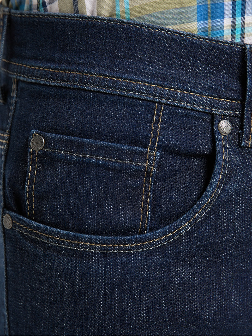 PIONEER THOMAS MEGAFLEX Jeanshose - Deep Indigo Stitch - 1601 9885.04 von Pioneer