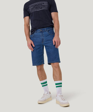 PIONEER FINN Shorts - Deep Seawash Blue - 13031 7520.6821