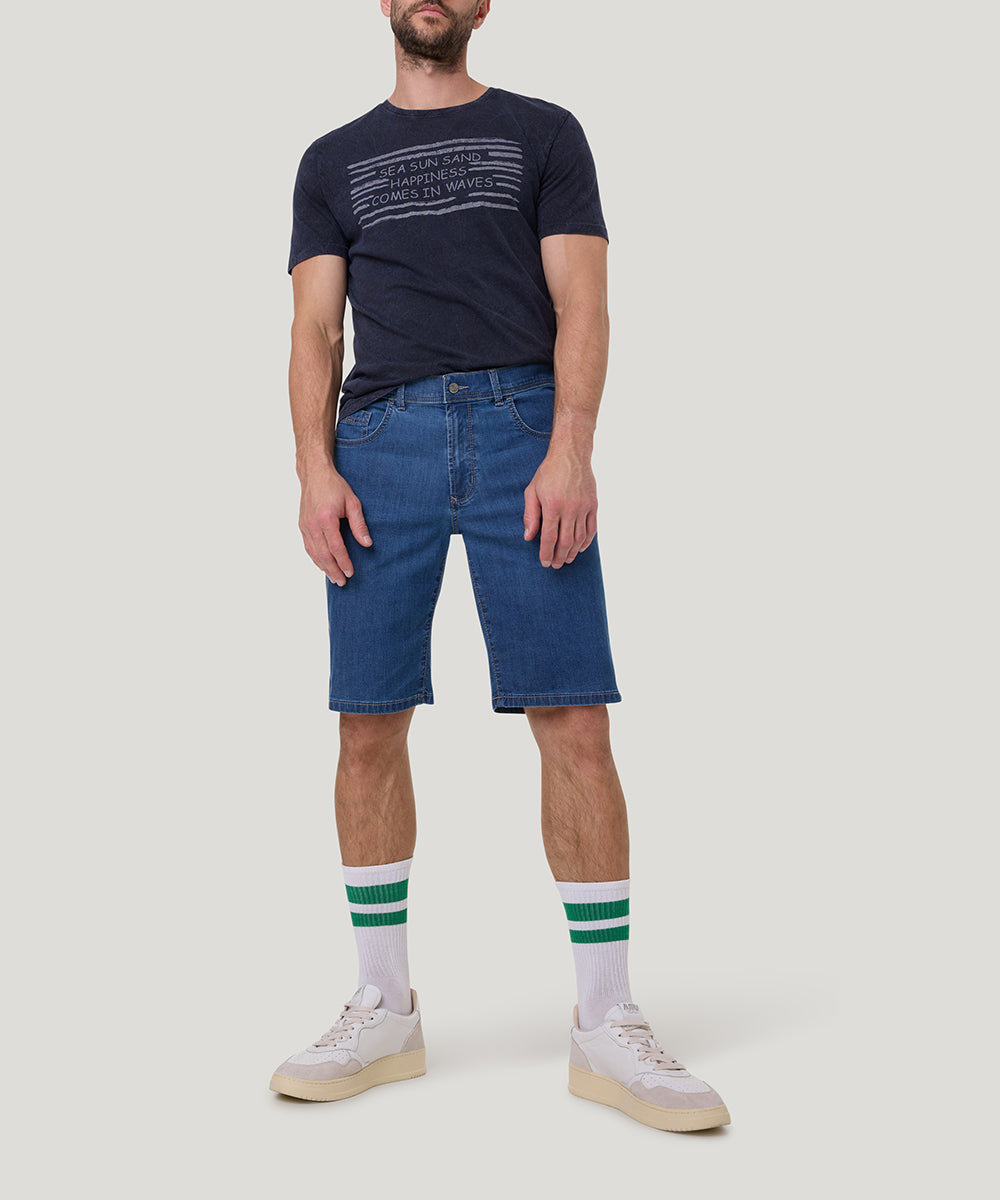 PIONEER FINN Shorts - Deep Seawash Blue - 13031 7520.6821 von Pioneer