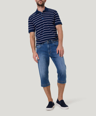 PIONEER Bill 3/4-Jeans - Oceanway Blue - 13601 6607.6822