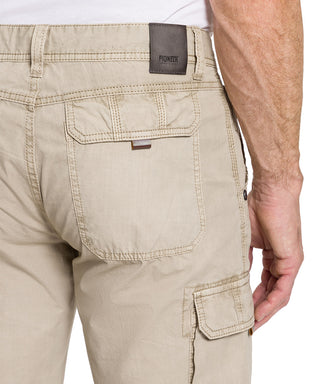 PIONEER COLLIN Cargo-Shorts - Linen Drift Sand - 13481 5002.5106