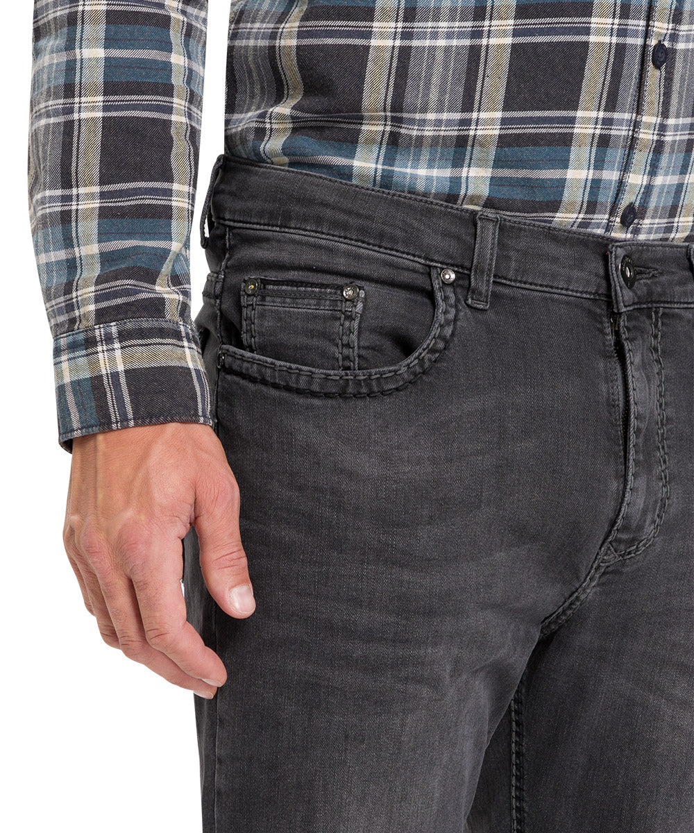 PIONEER Rando Five Pocket - Charcoal Sand Denim - 16541 6548.9835 von Pioneer