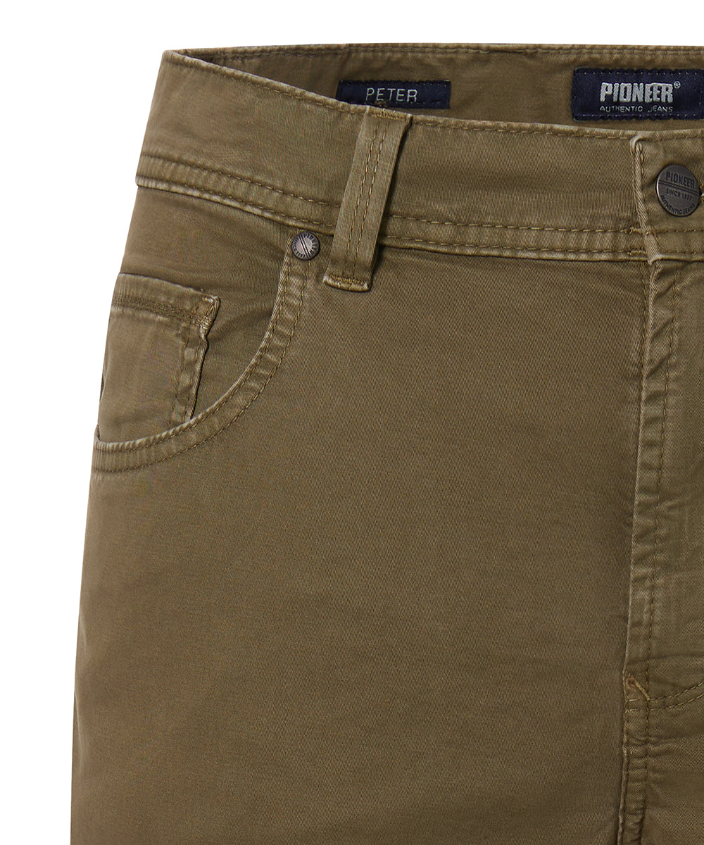 PIONEER Peter Five Pocket - Olive Ember Green - 16000 5214.5231 von Pioneer