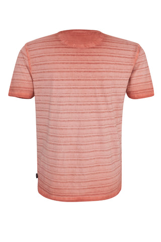 PIONEER Henley T-Shirt - Sunset Blush Red - 60093 2000.3863