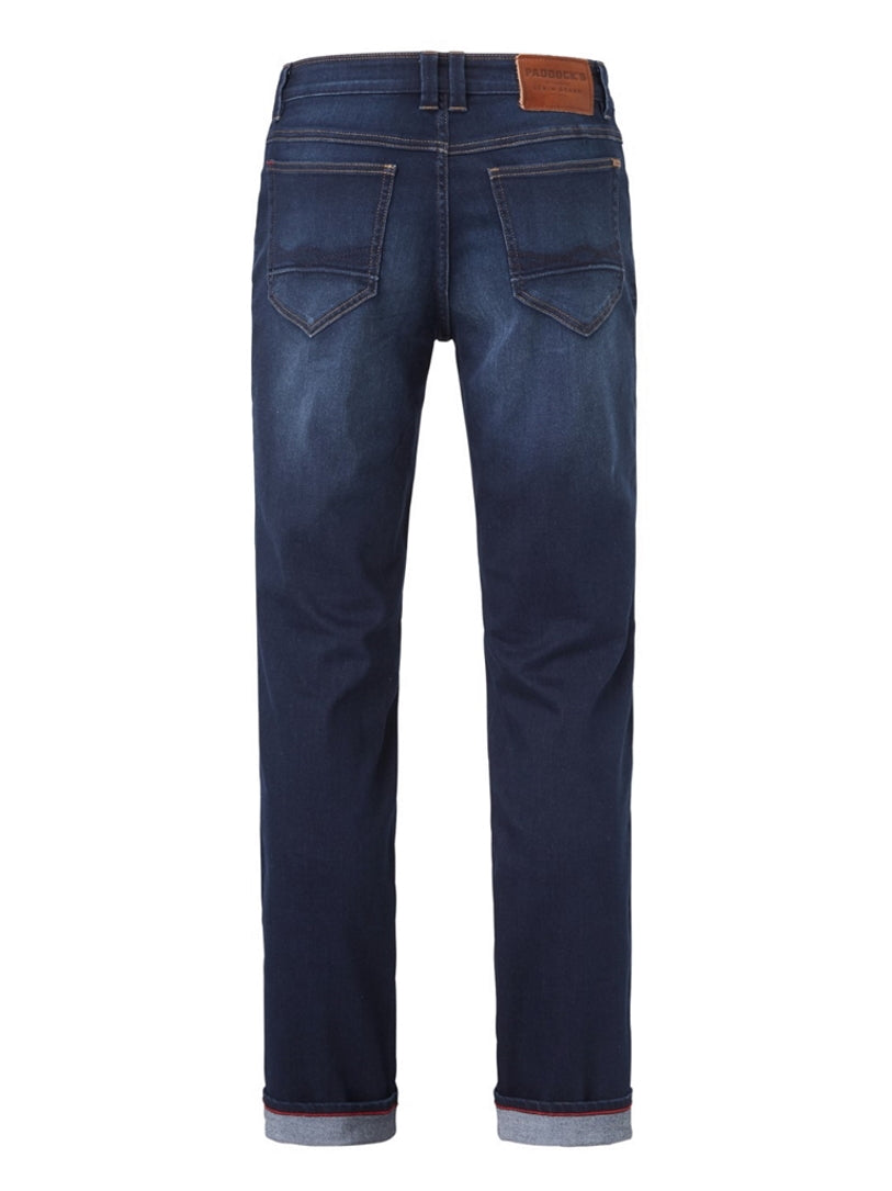 PADDOCKS RANGER PIPE Five-Pocket - Deep Indigo Rinse - 80207 6333.5312