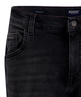 PIONEER Rando Five-Pocket Jeans - Charcoal Stonewash - 16741 6818.9869