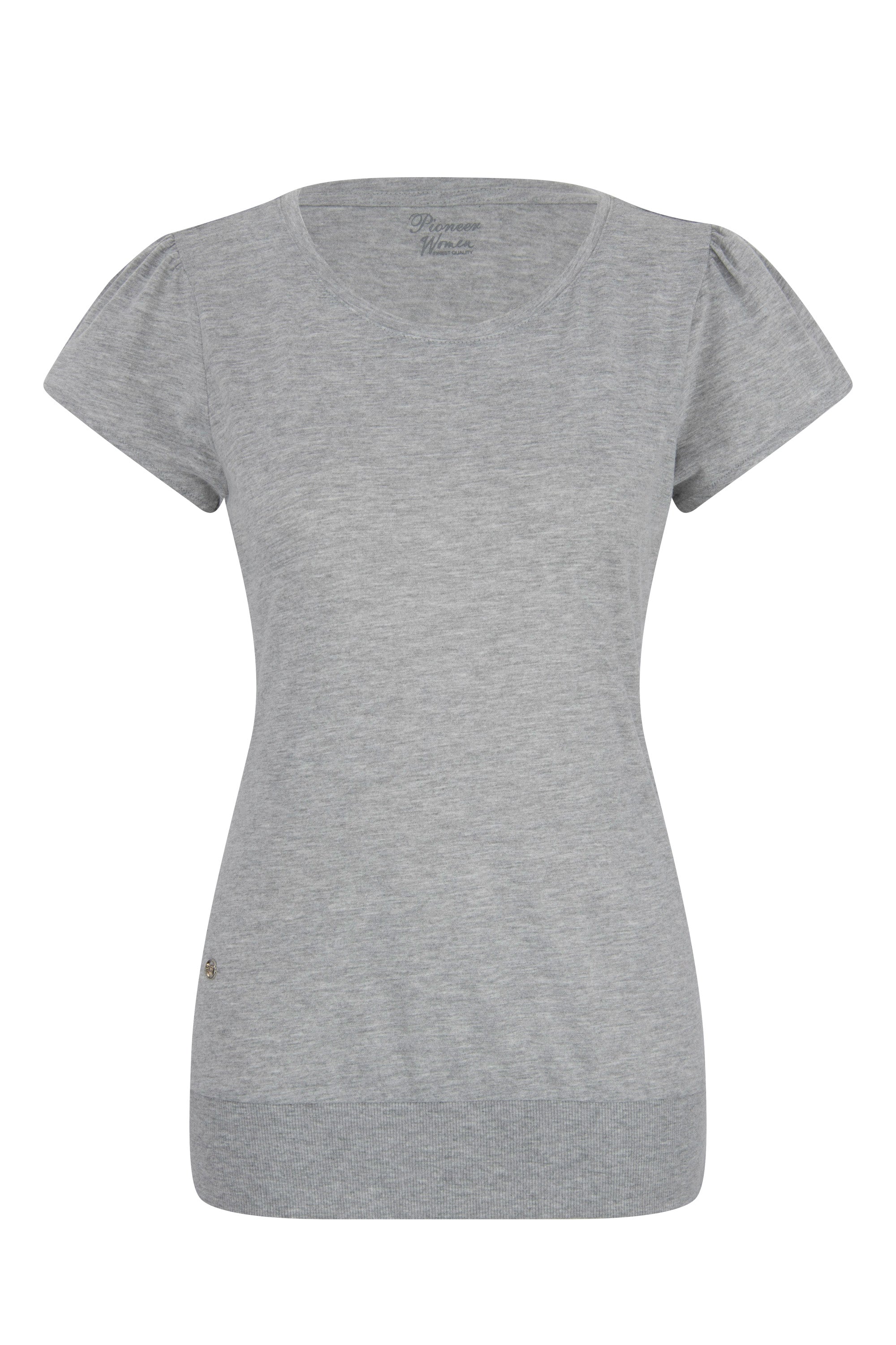 PIONEER Jersey Mele Kurzarm T-Shirt - Misty Stone Grey - 1301 301.9010
