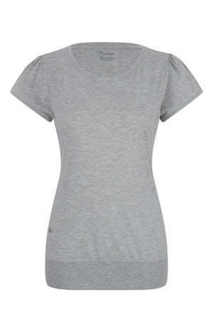 PIONEER Jersey Mele Kurzarm T-Shirt - Misty Stone Grey - 1301 301.9010