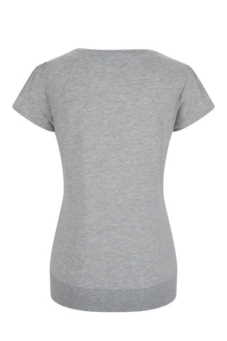 PIONEER Jersey Mele Kurzarm T-Shirt - Misty Stone Grey - 1301 301.9010
