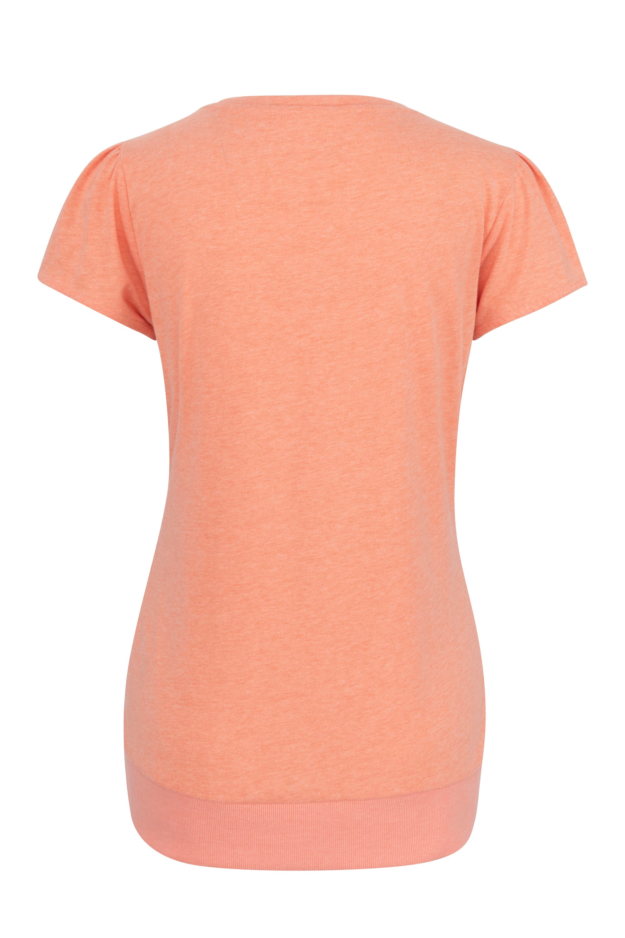 PIONEER MELE Kurzarm T-Shirt - Peachy Sunrise Melange - 1301 301.4004