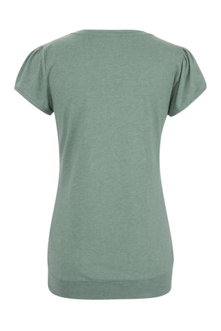 PIONEER WOMEN Jersey Mele Kurzarm T-Shirt - Sage Mist Green - 1301 301.5004