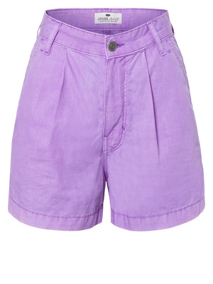 CROSS JEANS Pleated Chino Shorts - Lilac Dusk - B596-011