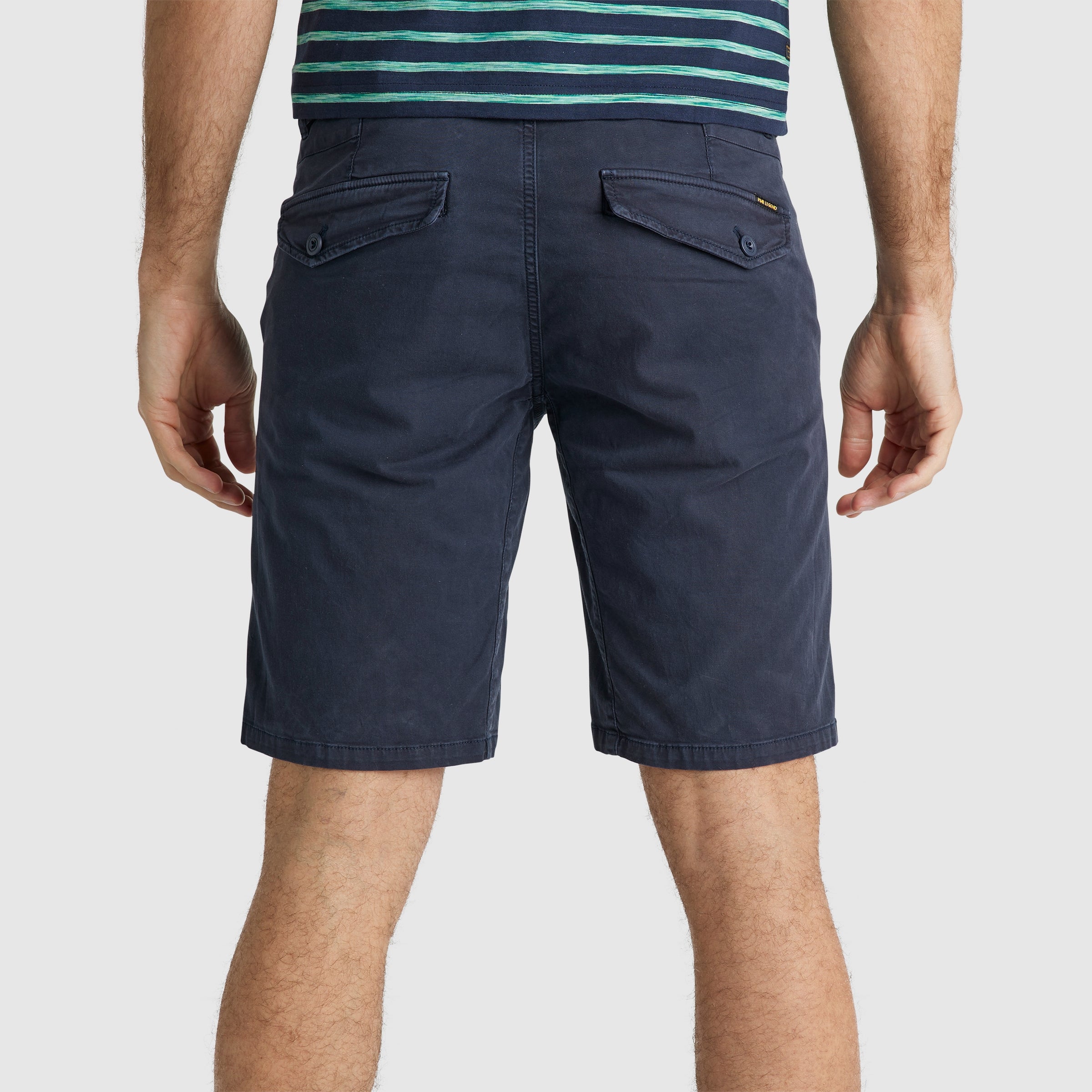 PME LEGEND Twin Wasp Chino Shorts - Deep Navy Teal - PSH2204666-5281