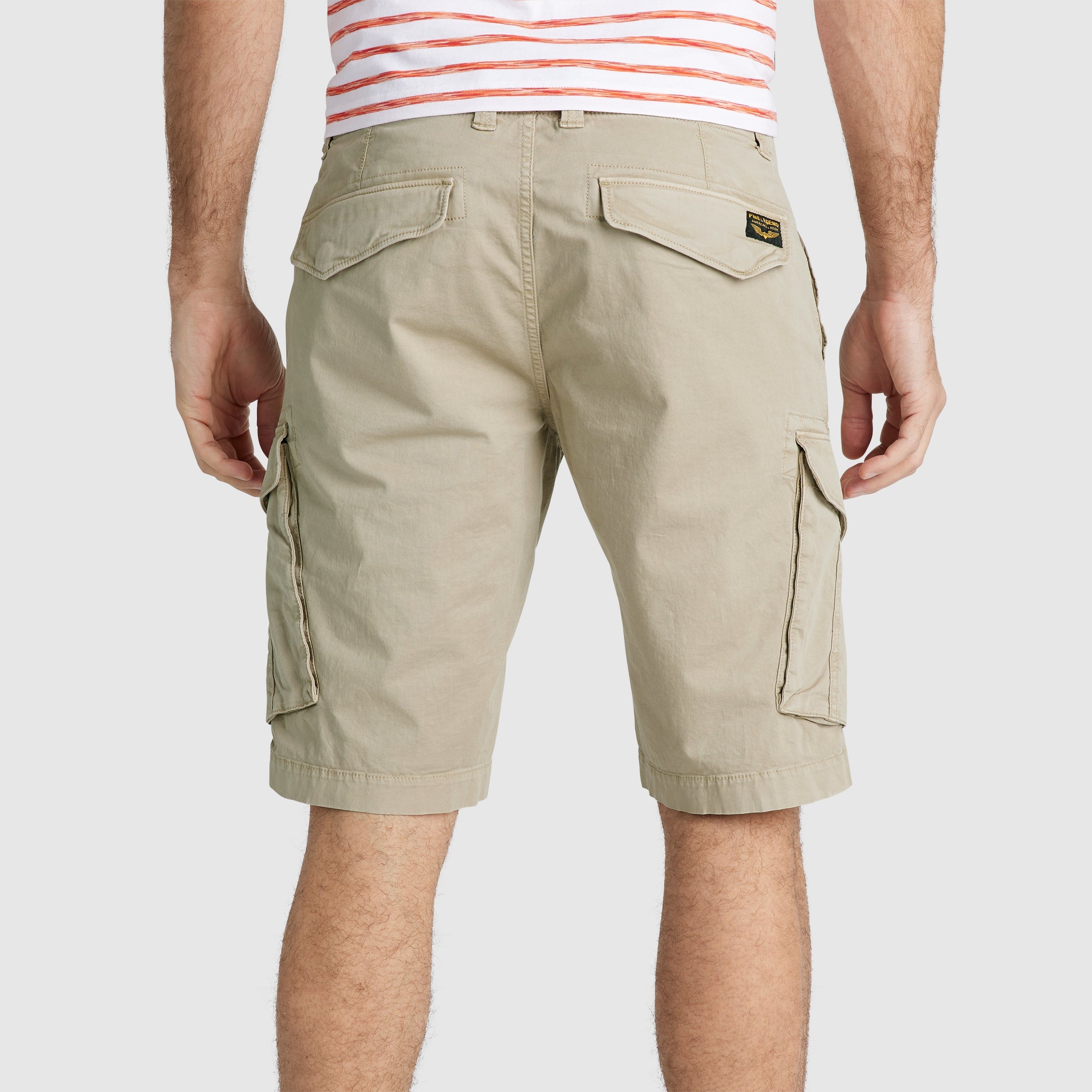 PME LEGEND Nordrop Cargo Shorts - Linen Sand Beige - PSH2204662-8011