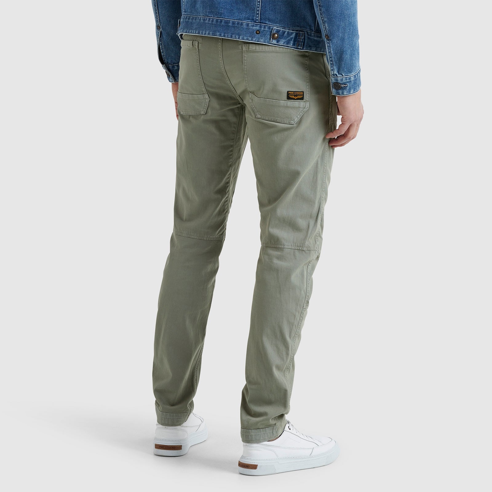 PME LEGEND Skylock Worker Stoffhose - Mossy Sage Green - PTR2302635-9021