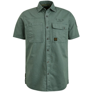 PME LEGEND Cargo Walker Kurzarm Hemd - Sage Drift Green - PSIS2305227-6024