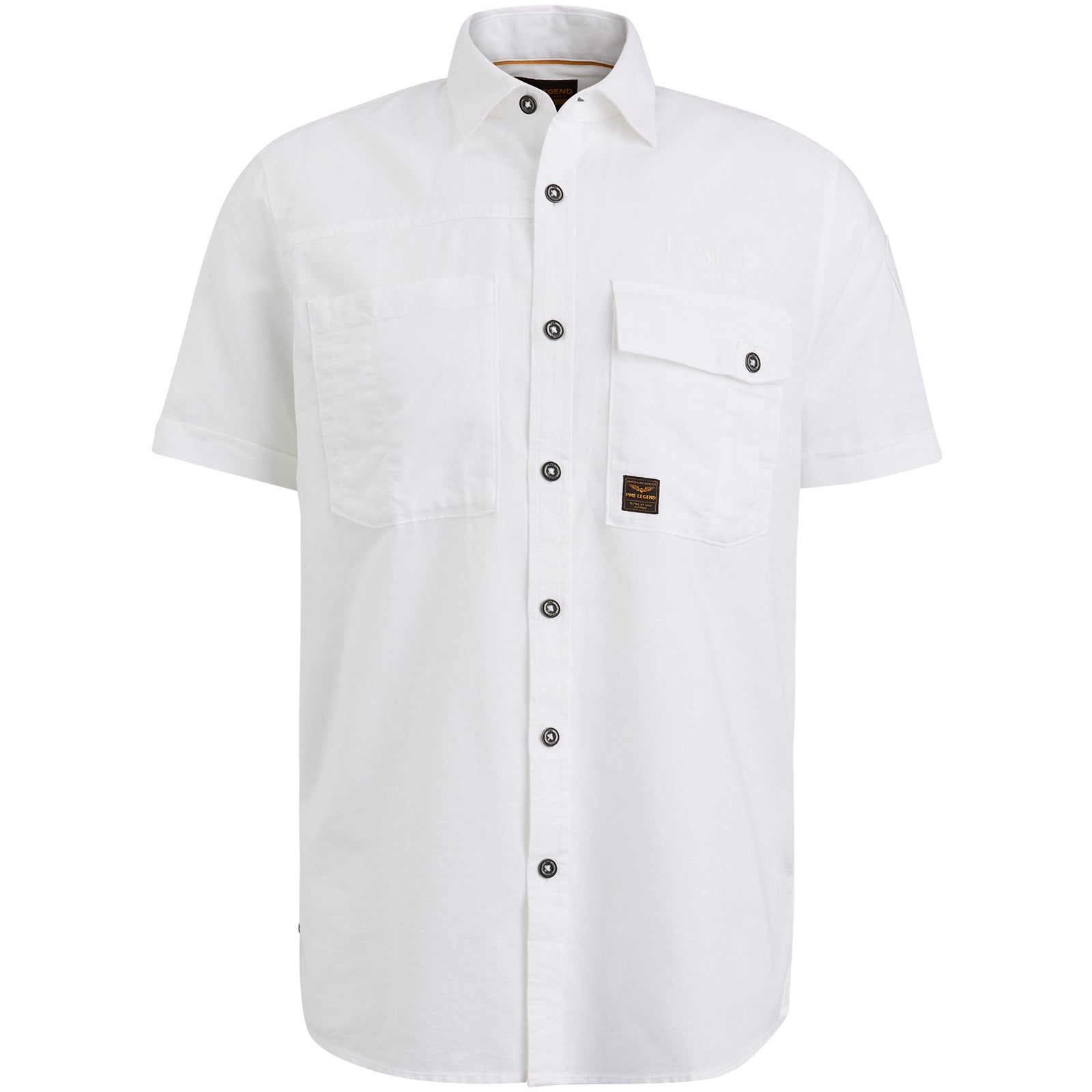 PME LEGEND Cargo Walker Kurzarm Hemd - Ivory Harbor - PSIS2305227