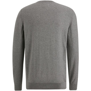 PME LEGEND Rundhals Strickpullover - Ashen Granite Blend - PKW2400032-940