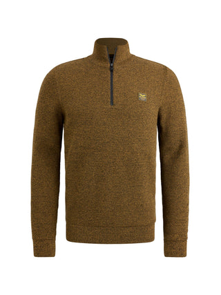PME LEGEND Halb-Zip Strickpullover mouline PKW2410301-1119