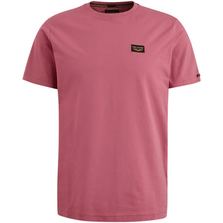 PME LEGEND Guyver Rundhals Shirt - Rose Quartz Red - PTSS2502599-3211