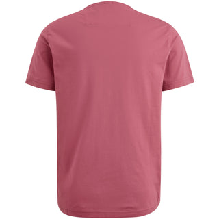 PME LEGEND Guyver Rundhals Shirt - Rose Quartz Red - PTSS2502599-3211
