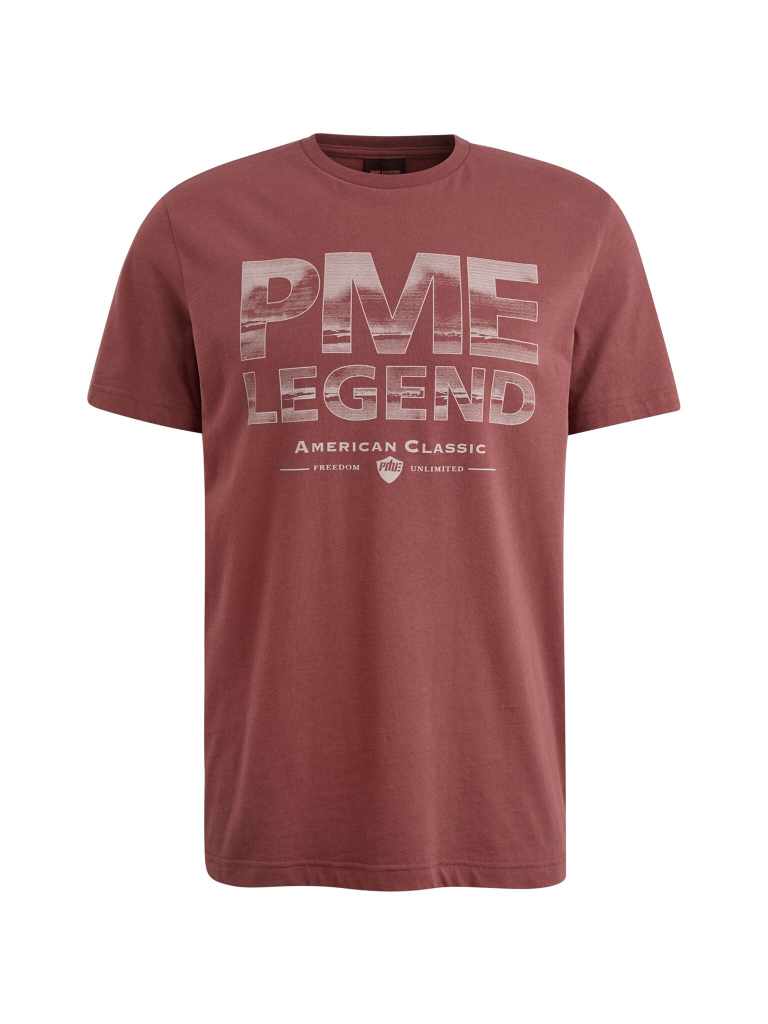 PME LEGEND Single Jersey T-Shirt - Redwood Dust - PTSS2503562-4021