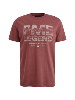 PME LEGEND Single Jersey T-Shirt - Redwood Dust - PTSS2503562-4021