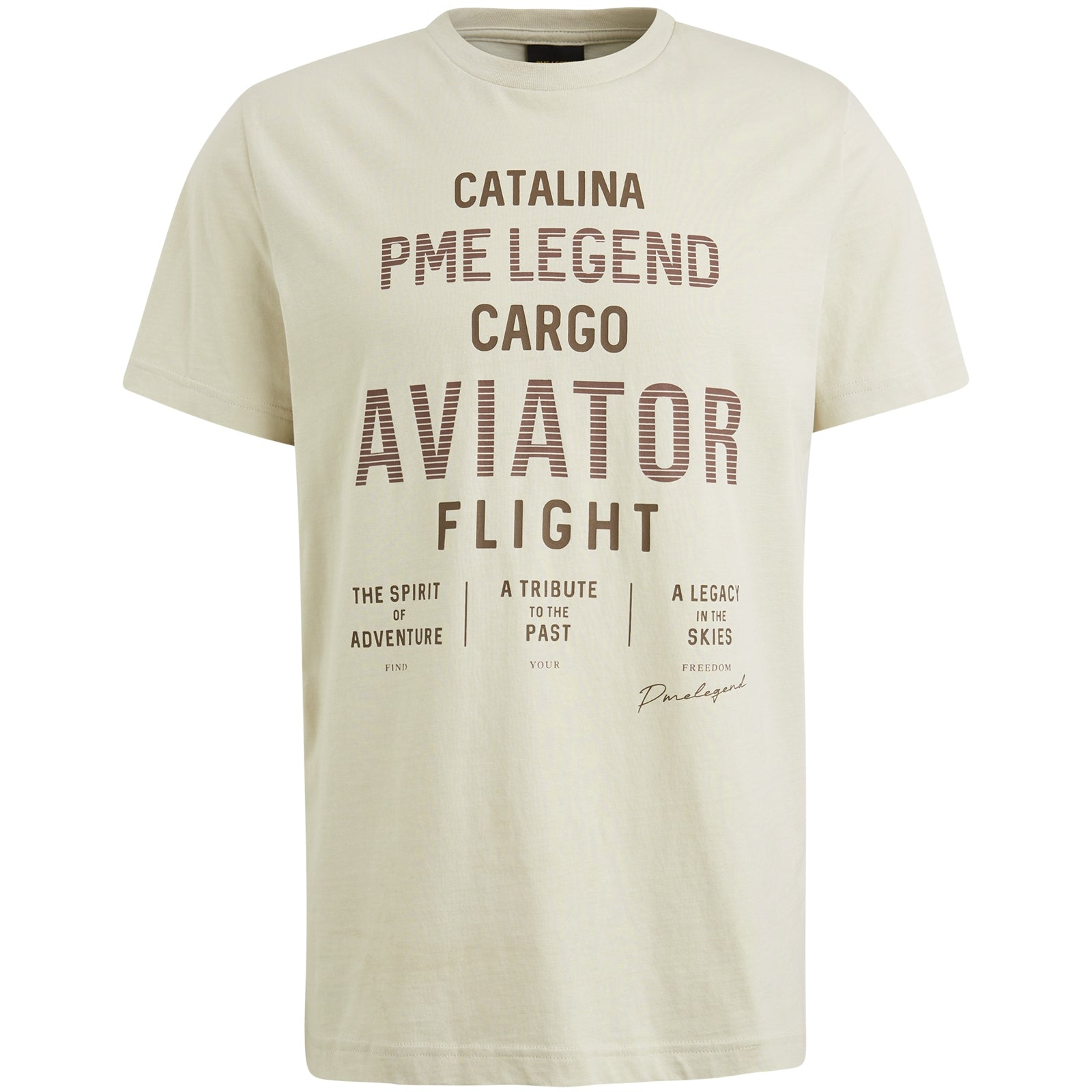 PME LEGEND Avaitor Shirt - Ivory Sand - PTSS2503564-7013