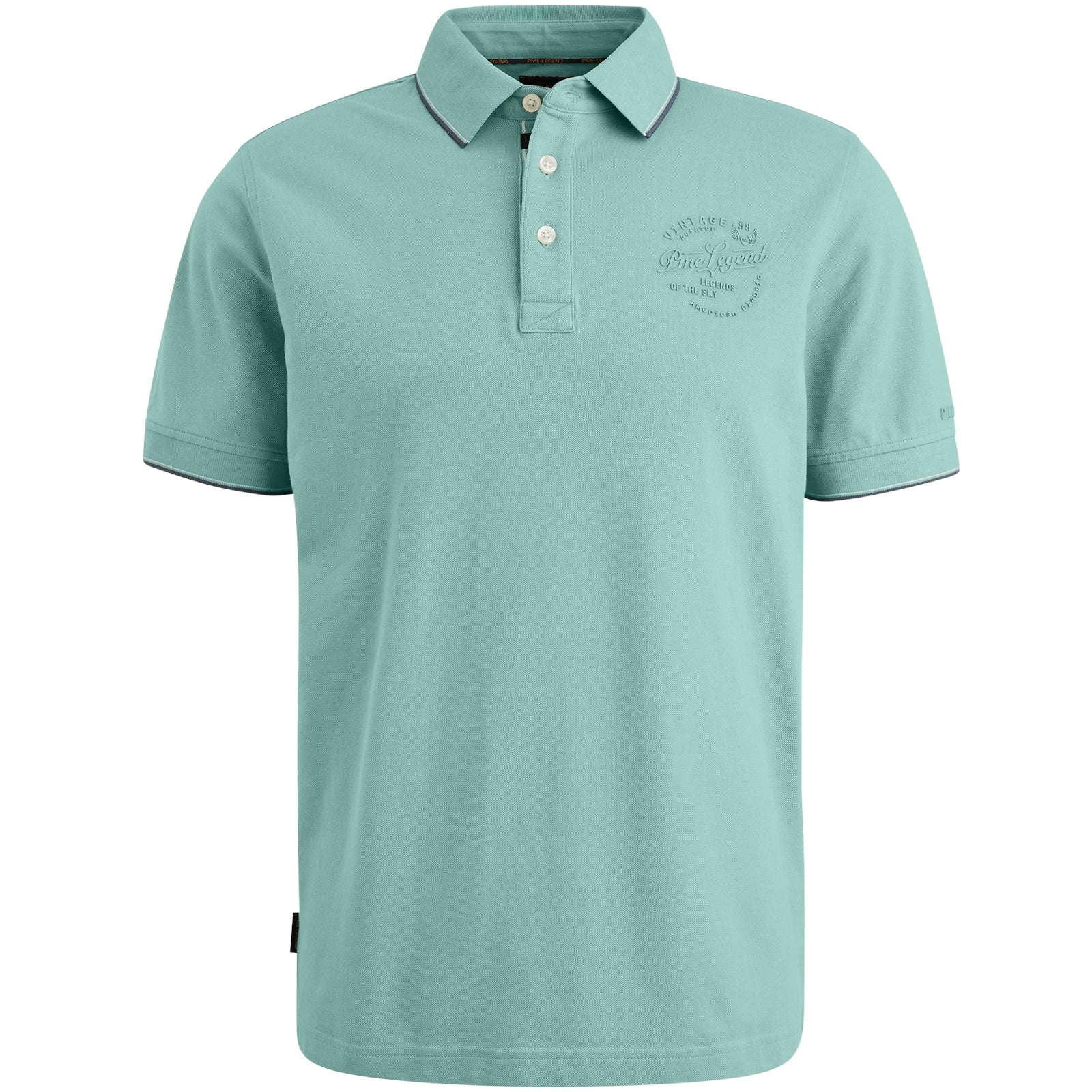 PME LEGEND Poloshirt - Sea Mist Blue - PPSS2504867-5149