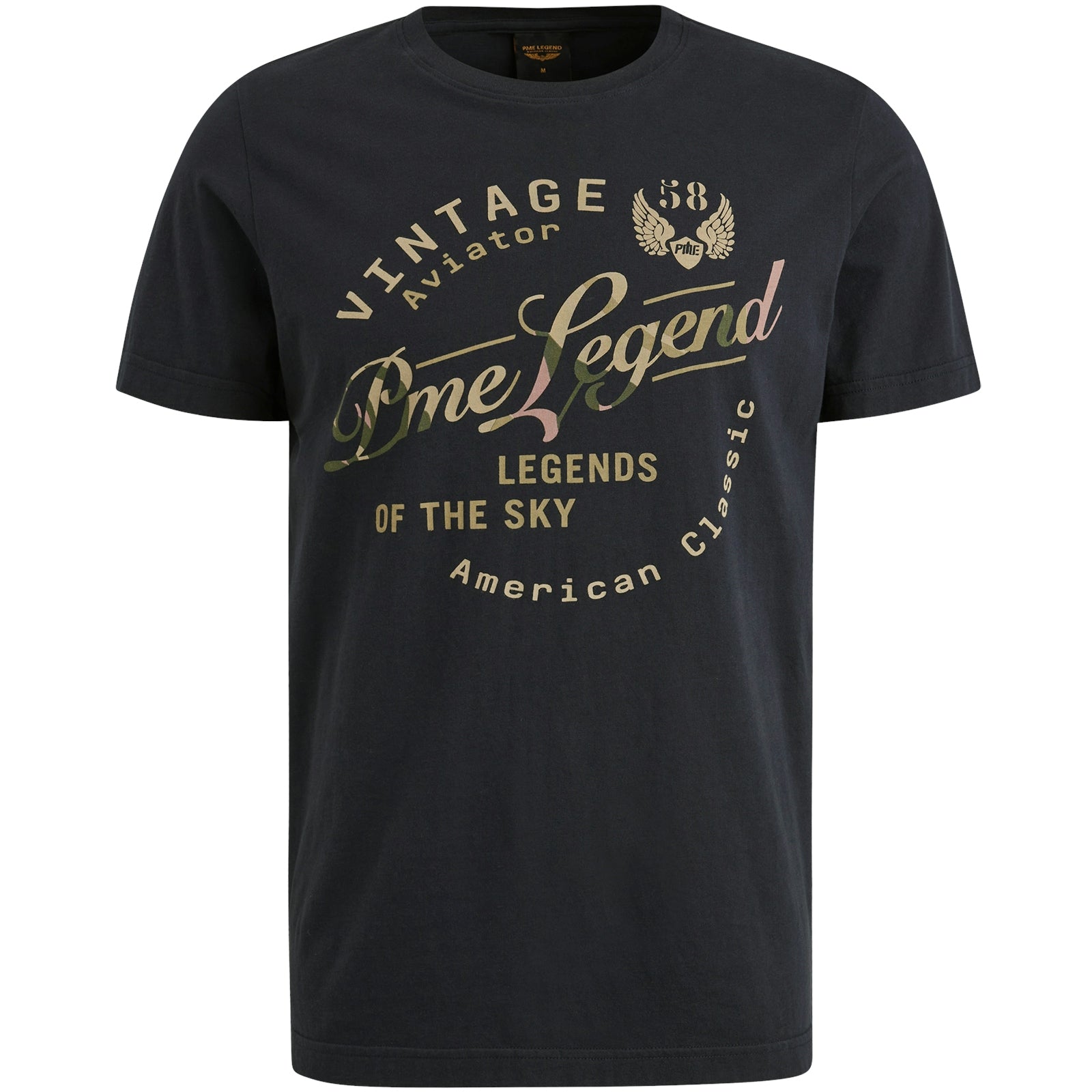 PME LEGEND Kurzarm Shirt Rundhals - Midnight Grove - PTSS2504596-5281