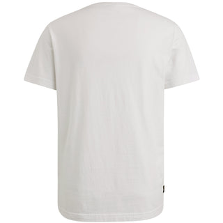PME LEGEND Kurzarm Shirt Rundhals - Alabaster White Sky - PTSS2504596-7003