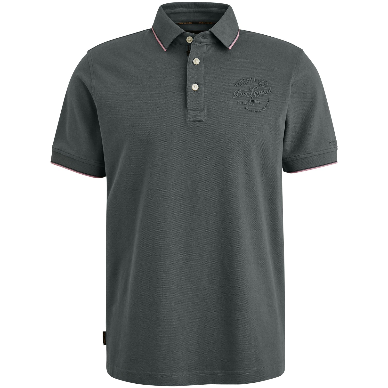 PME LEGEND Poloshirt - Deep Forest Grey - PPSS2504867-9076