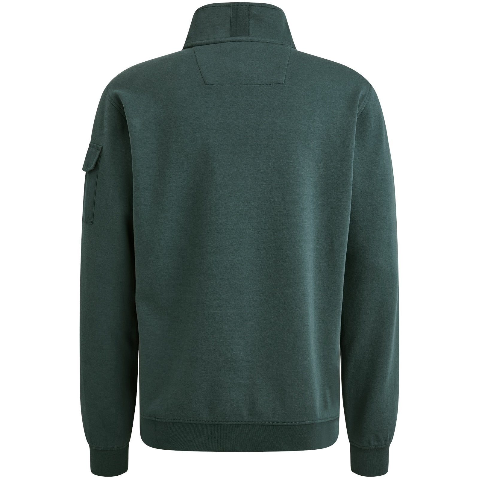 PME LEGEND Halber Reißverschluss Pullover - Deep Teal Horizon - PSW2508423-5125