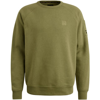 PME LEGEND Rundhals Pullover - Sage Drift Green - PSW2508453-6379