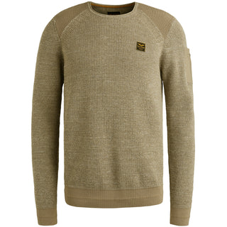 PME LEGEND Seneca Rock Pullover/Longsleeve - Oatmeal Trail Beige - PKW2509301-8011