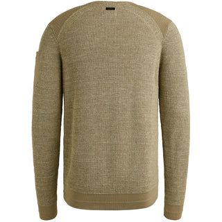 PME LEGEND Seneca Rock Pullover/Longsleeve - Oatmeal Trail Beige - PKW2509301-8011
