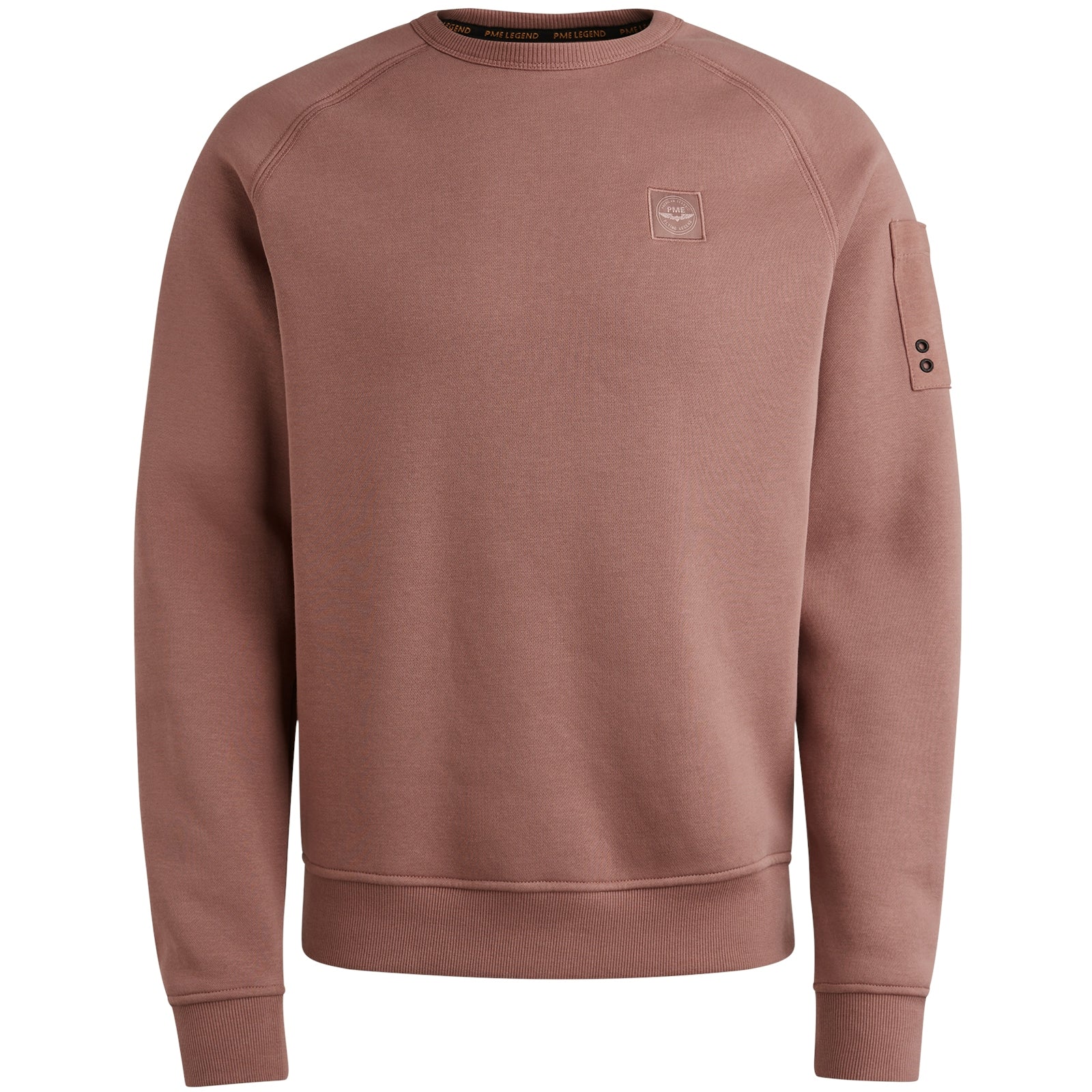 PME LEGEND Rundhals Pullover - Rosewood Whisper - PSW2509453-8202