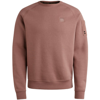 PME LEGEND Rundhals Pullover - Rosewood Whisper - PSW2509453-8202