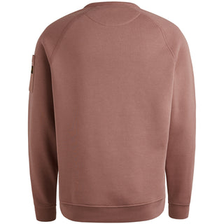 PME LEGEND Rundhals Pullover - Rosewood Whisper - PSW2509453-8202