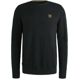 PME LEGEND Pullover Rundhals - Night Slate Blue - PKW2510300-5281