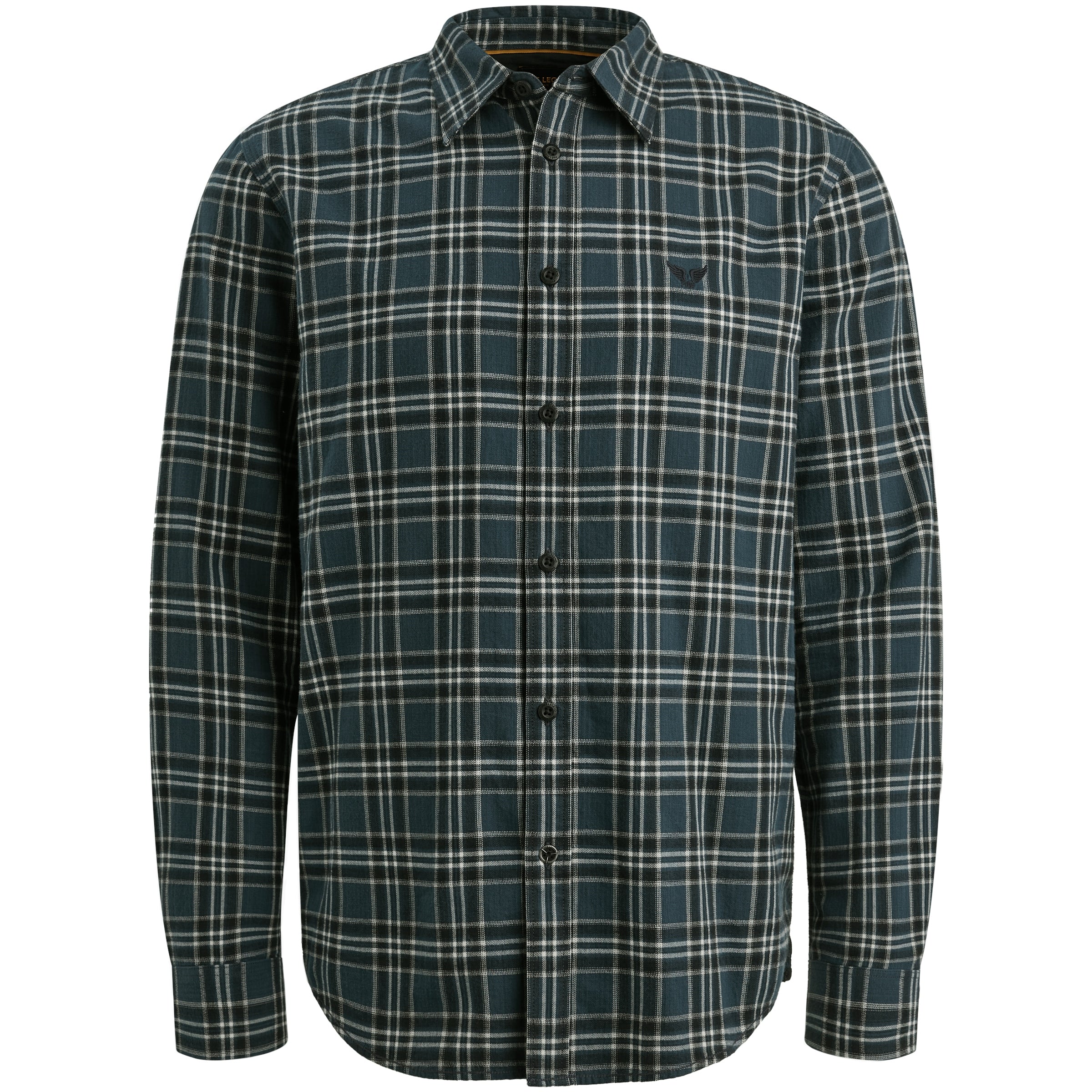 PME LEGEND SLL Langarm Hemd - Ocean Plaid Navy - PSI2510201-5281