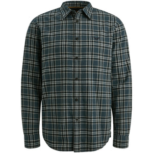 PME LEGEND SLL Langarm Hemd - Ocean Plaid Navy - PSI2510201-5281