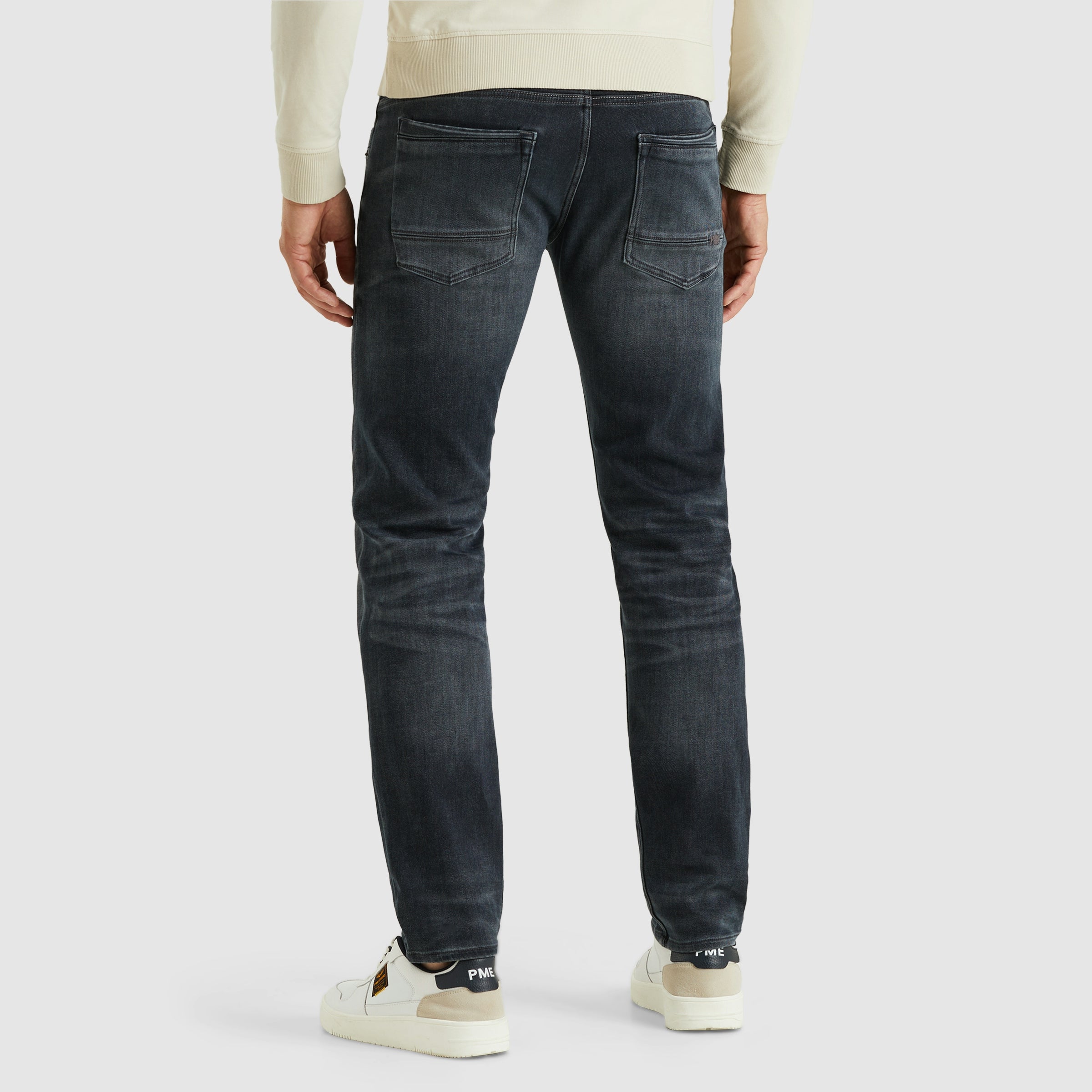 PME LEGEND SKYRAK Jog Denim - Shadow Slate Grey - PTR2510721-DGS