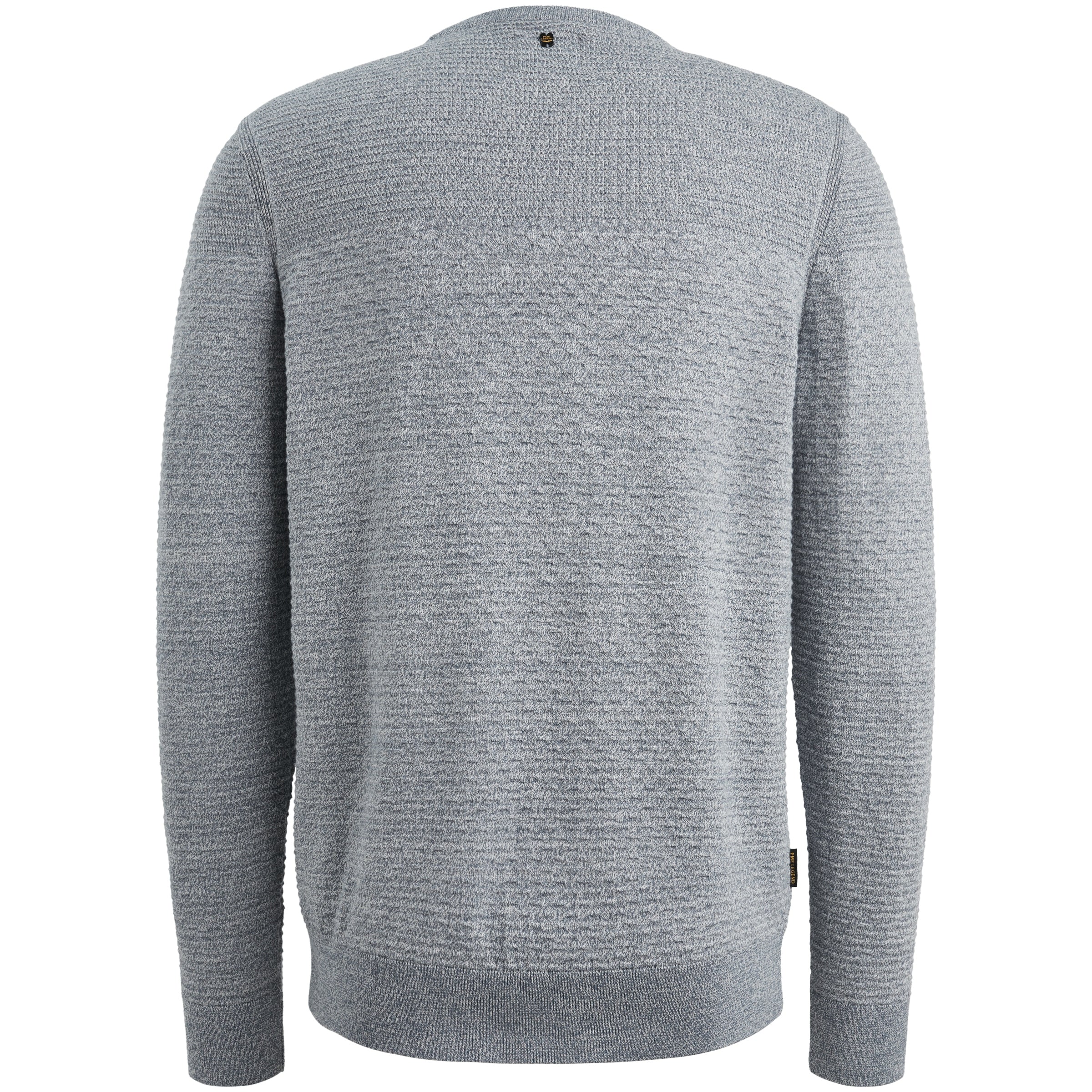 PME LEGEND Rundhals Strickpullover - Slate Heather Blue - PKW2511300-5301