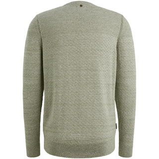 PME LEGEND Rundhals Strickpullover - Pine Heather Sage - PKW2511300-6213