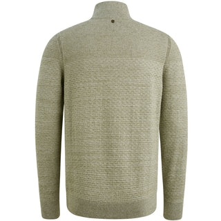 PME LEGEND Half-Zip Strickpullover - Olive Heather Cloud - PKW2511301-6213