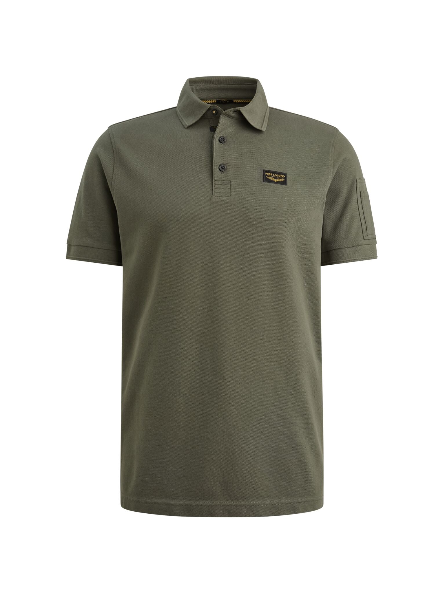 PME LEGEND Poloshirt - Deep Olive Khaki - PPSS2602899-6150